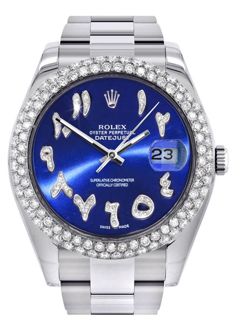 rolex blue arabic|Rolex with arabic dial.